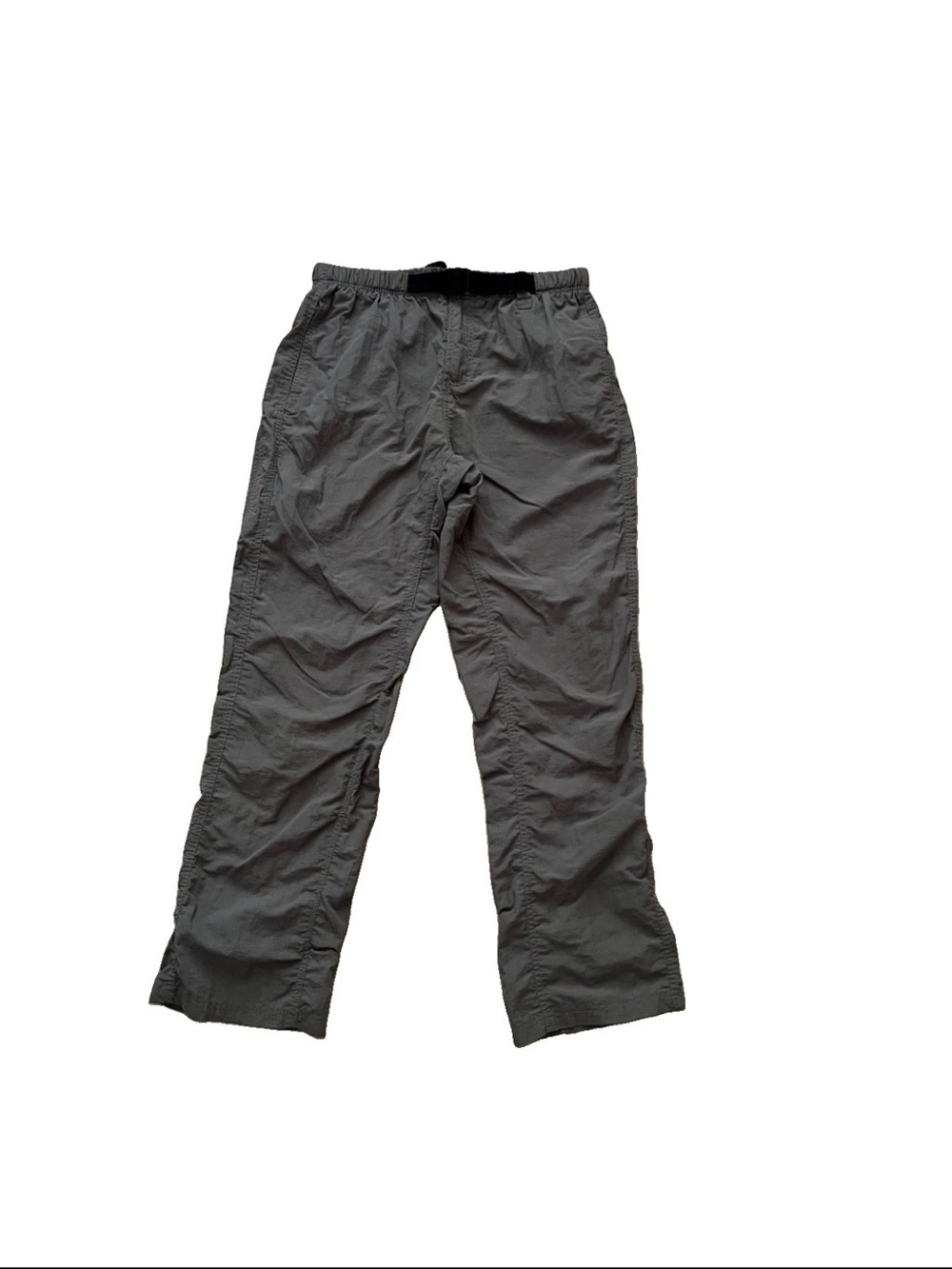 VTG Gramicci Men's Green Nylon Belted Jogger Pants Size Large 32'